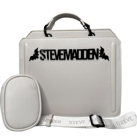 Steve Madden Handbags - Steve Madden Evelyn Convertible Crossbody Bag - Chalk/Bats